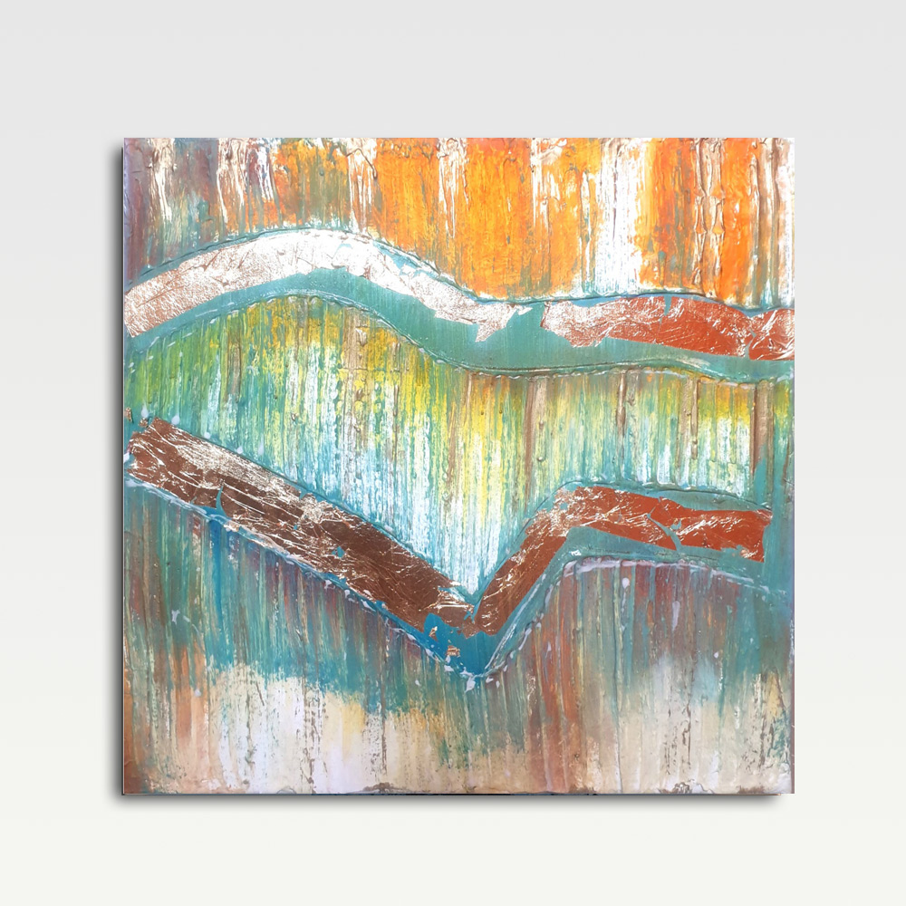 Broken Lines Abstract Painting