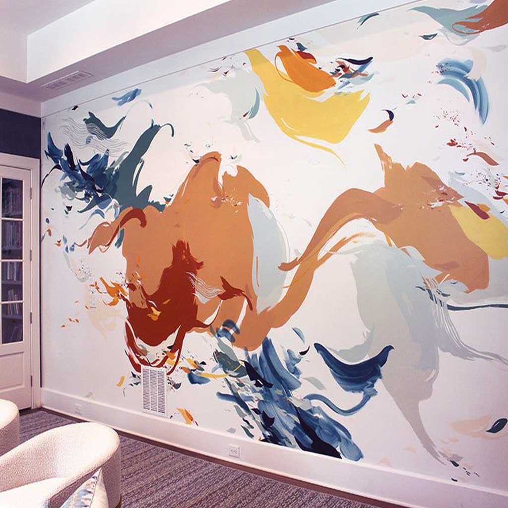 Abstract Wall Mural - Contemporary Tones